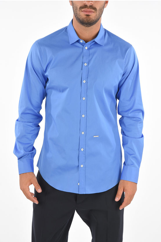  디스퀘어드2 긴팔 셔츠 S74DM0454 S44131 475 Light blue