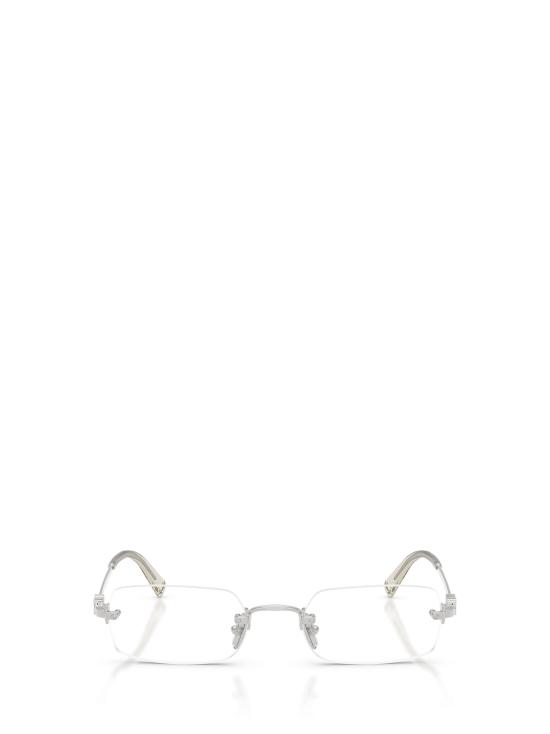 26FW 미우미우 직사각형 메탈 안경 MU 50YV 1BC1O1 SILVER