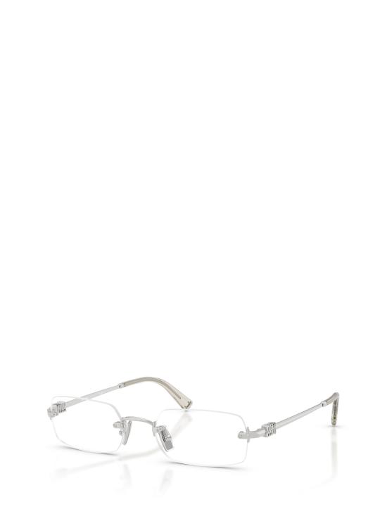 26FW 미우미우 직사각형 메탈 안경 MU 50YV 1BC1O1 SILVER - MIU MIU