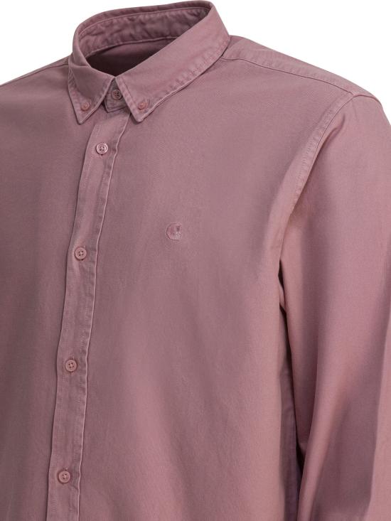 25FW 칼하트 WIP 롱슬리브 볼튼 셔츠 I0302381NJXX 03 Pink - CARHARTT WIP