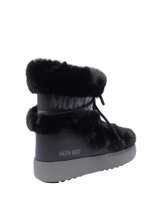 25FW 문부츠 엘트랙 포우 퍼 부츠 2450130N001 Black - MOON BOOT