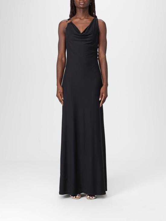 25FW 랄프 로렌 롱 원피스 253971057 001 Black