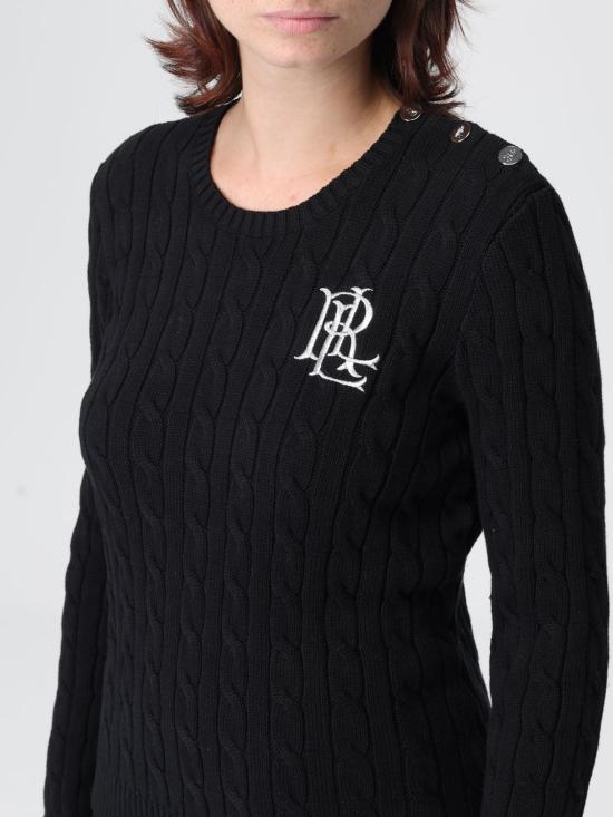 25FW 랄프 로렌 스웨터 200932223 001 Black - RALPH LAUREN