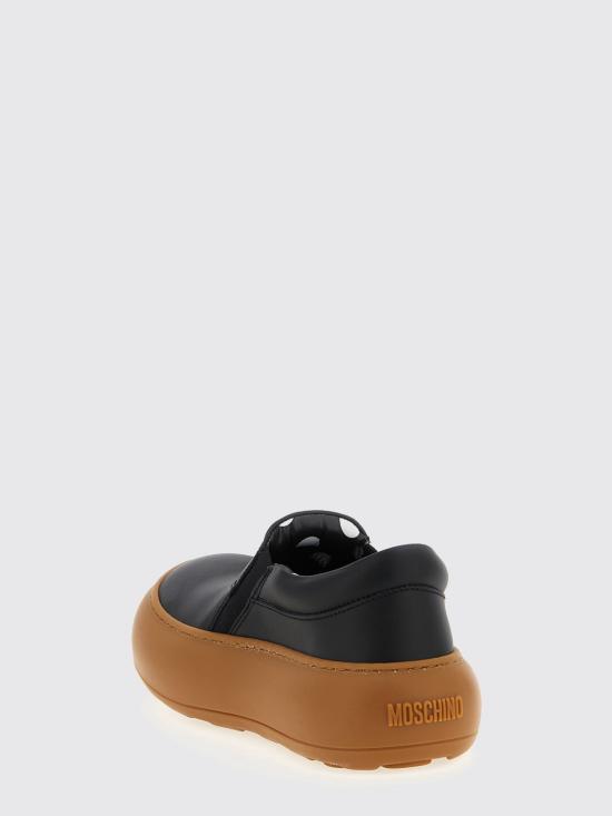 25FW 모스키노 뮬/슬리퍼 A15125G1NMF0 000 Black - MOSCHINO