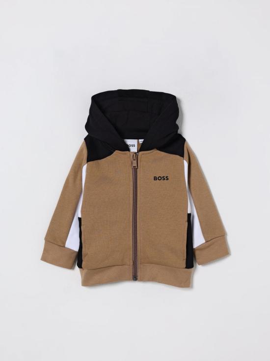 25FW [키즈] 보스 풀오버 J52447 269 Biscuit