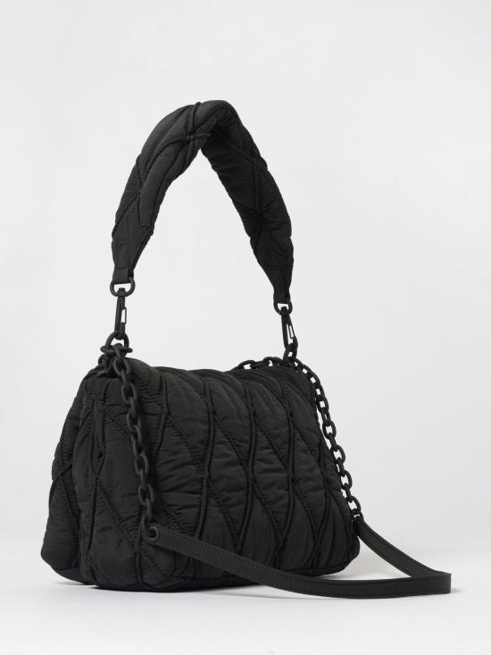 26SS 디젤 참-D 퀼티드 나일론 숄더백 X10265P8048 T8013 Black - DIESEL
