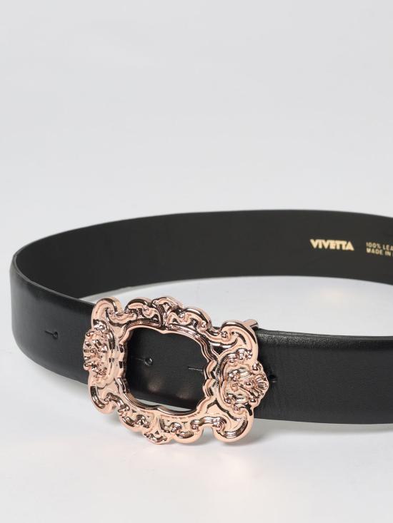 25FW 비베타 레귤러 벨트 19I166316979 900 Black - VIVETTA
