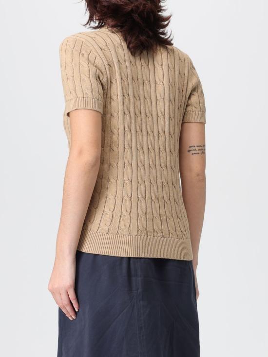 25FW 랄프 로렌 폴로 티셔츠 200932224 011 Brown - RALPH LAUREN