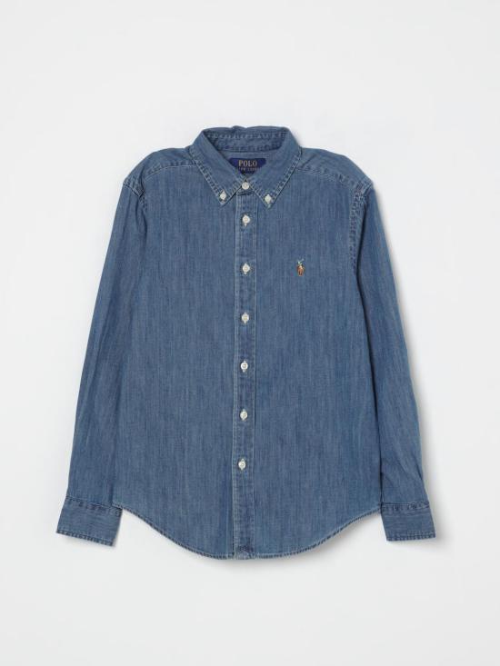 26SS [키즈] 폴로 랄프로렌 셔츠 323713843001 Denim