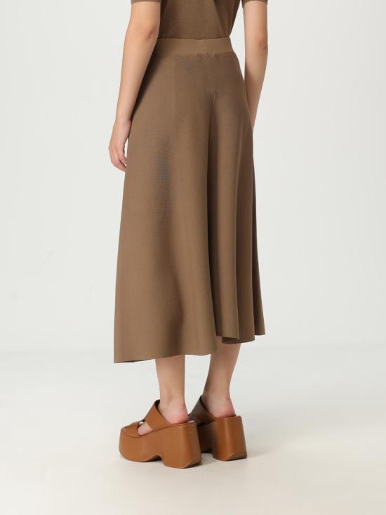 25FW 막스마라 롱 스커트 2521306018600 004 Brown - MAX MARA