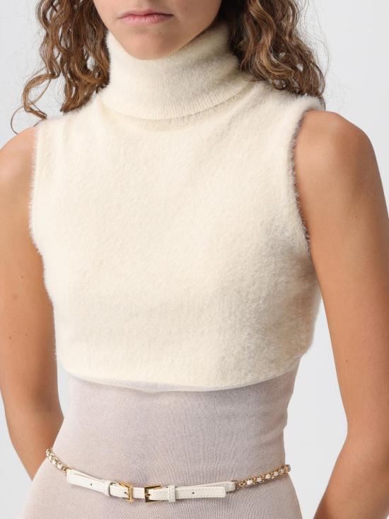 25FW 엘리자베타프랜치 롱 원피스 AM37T DZ9 White - ELISABETTA FRANCHI