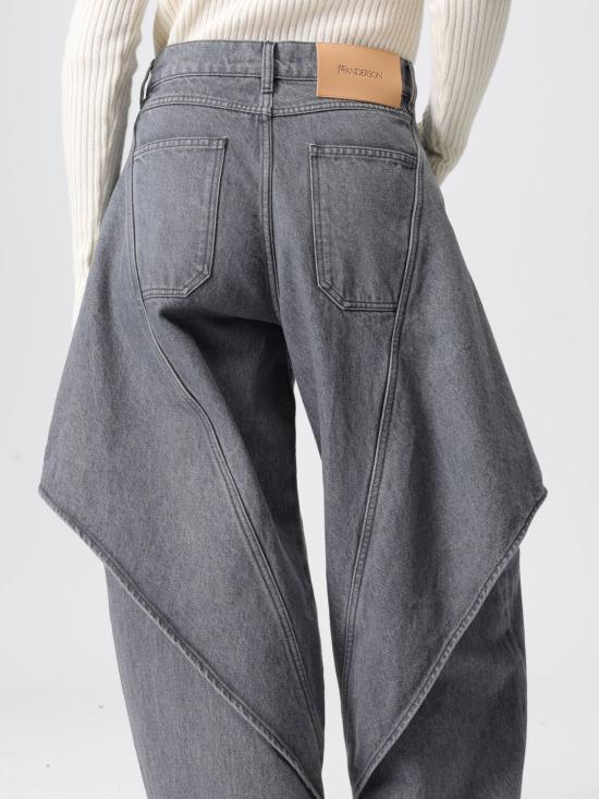 25FW JW앤더슨 데님 팬츠 DT0122PG1837 906 Grey - JW ANDERSON
