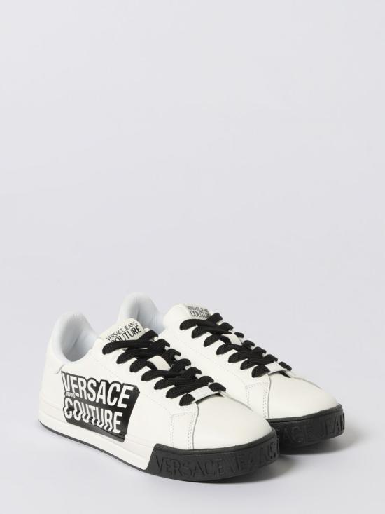 25FW 베르사체 뮬/슬리퍼 79YA3SKCZPB03 003 White - VERSACE