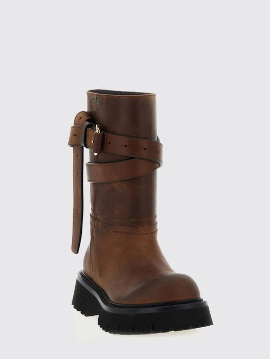 25FW 모스키노 부츠 A26054G1NMG0 208 Brown - MOSCHINO