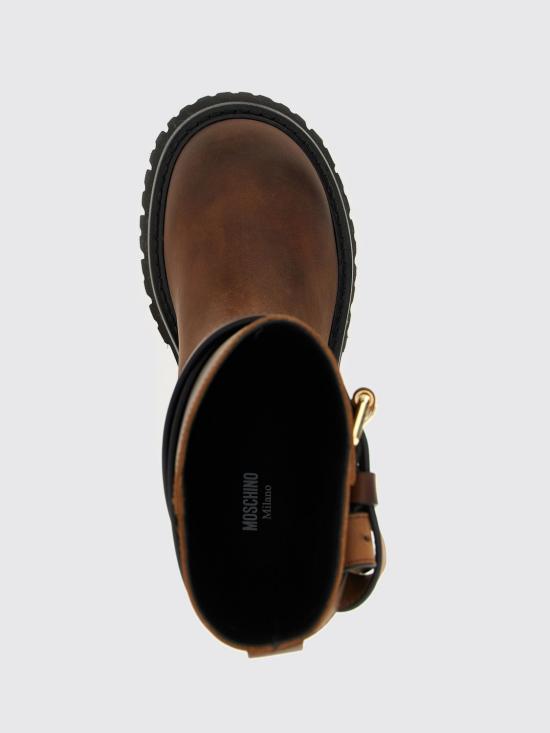 25FW 모스키노 부츠 A26054G1NMG0 208 Brown - MOSCHINO