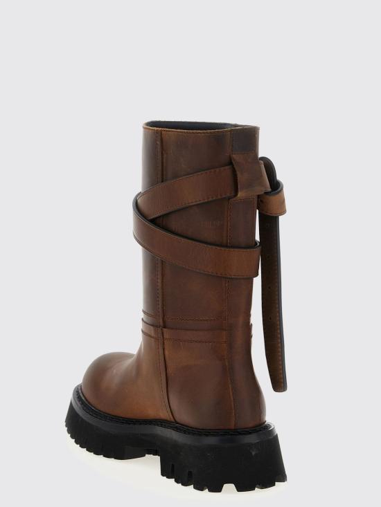 25FW 모스키노 부츠 A26054G1NMG0 208 Brown - MOSCHINO