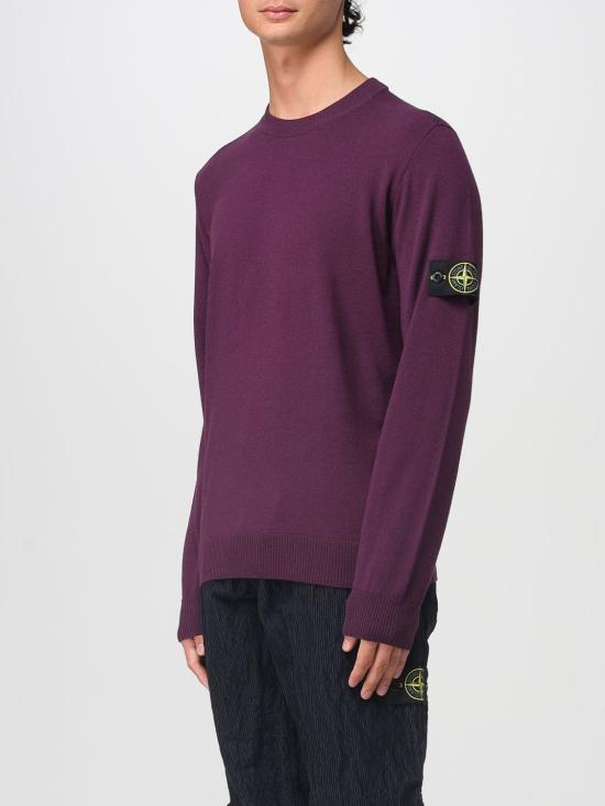 25FW 스톤 아일랜드 스웨터 5100071S00C4 V0017 Burgundy - STONE ISLAND