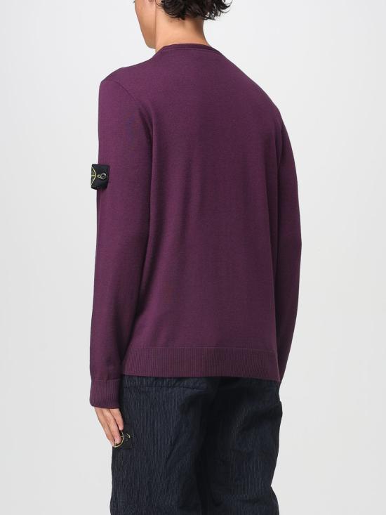 25FW 스톤 아일랜드 스웨터 5100071S00C4 V0017 Burgundy - STONE ISLAND