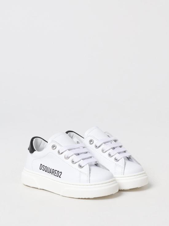25FW [키즈] 디스퀘어드2 스니커즈 80206 02 White - DSQUARED2