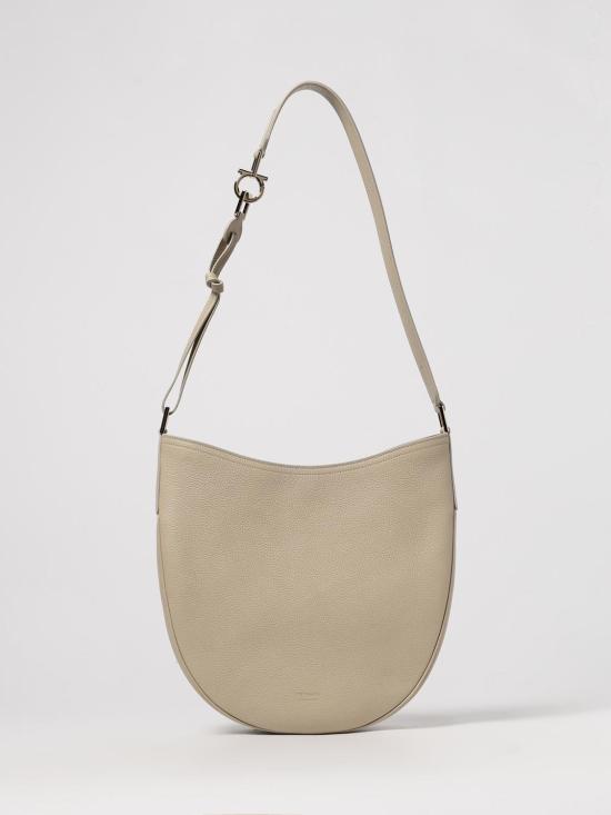 25FW 살바토레 페라가모 미디엄 호보백 21A170 785032 007 Beige