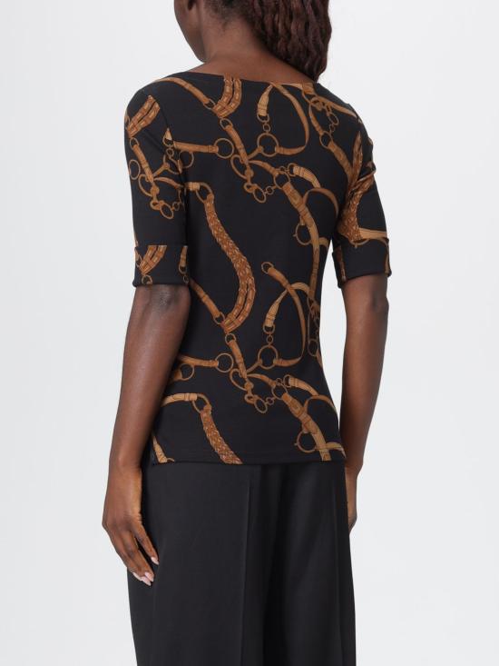 25FW 랄프 로렌 반팔 티셔츠 200971107 001 Black - RALPH LAUREN