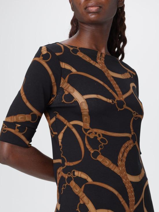 25FW 랄프 로렌 반팔 티셔츠 200971107 001 Black - RALPH LAUREN