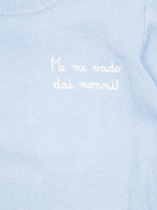 25FW [키즈] 세인트바쓰 가디건 DOU0021 02583I VADO NONNI 31 AZZURRO - MC2 SAINT BARTH