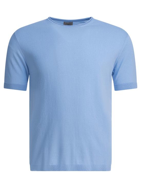  라키 반팔 티셔츠 ROLLSSOFFICE Light blue
