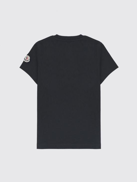25FW [키즈] 몽클레어 티셔츠 8C0001689AT9 999 Black - MONCLER