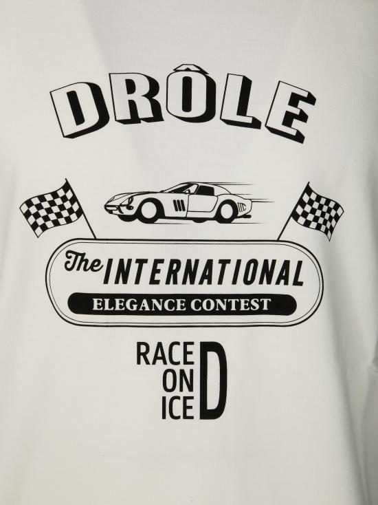 25FW 드롤드무슈 반팔 티셔츠 I TS279 CO195 OW OFF WHITE BIANCO - DROLE DE MONSIEUR