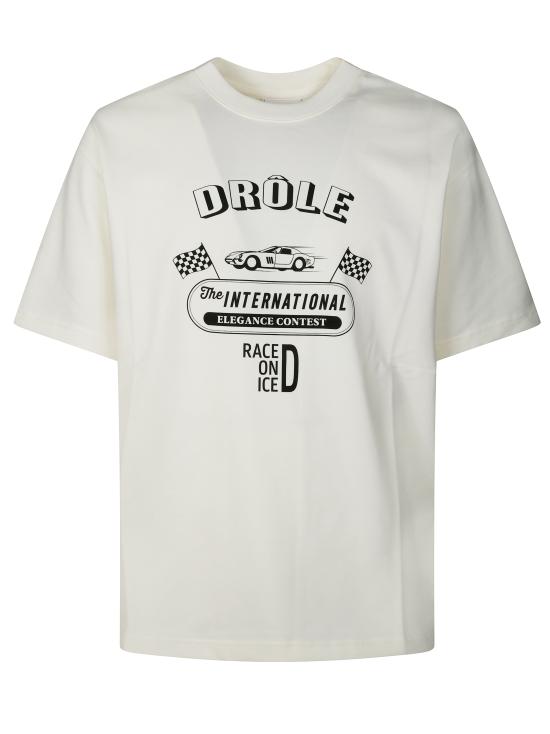 25FW 드롤드무슈 반팔 티셔츠 I TS279 CO195 OW OFF WHITE BIANCO