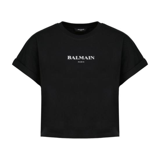 26SS 발망 반팔 티셔츠 FF2EE005BD36 EAB Black