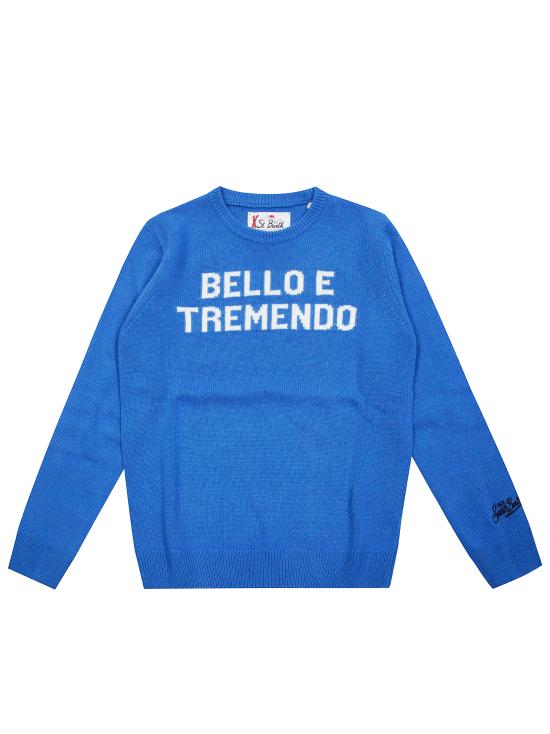 25FW [키즈] 세인트바쓰 가디건 DOU0001 01605I BELLO E TREMENDO 17 BLU