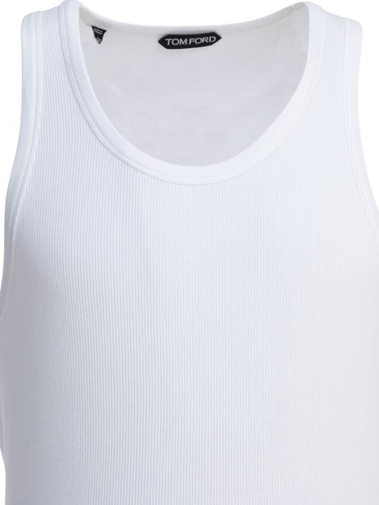 26SS 톰포드 민소매 티셔츠 JCN014JMD005AW002 White - TOMFORD