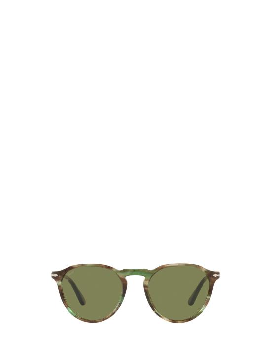 26FW 페르솔 선글라스 PO3286S 11564E STRIPED GREEN