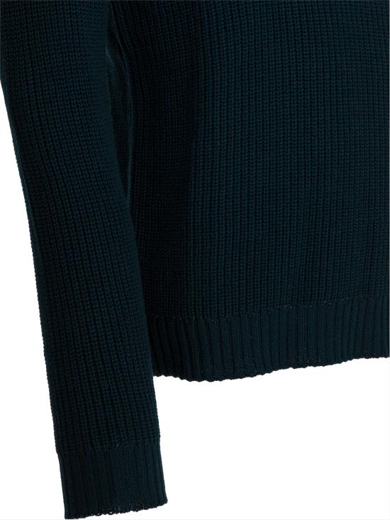 25FW 라키 스웨터 REBEL GIROCOLLO WVBOTTIGLIA SCURO Green - RAKKI