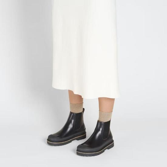 25FW 버켄스탁 부츠 PRESCOTT SLIP ON 1025218 BLACK Black - BIRKENSTOCK