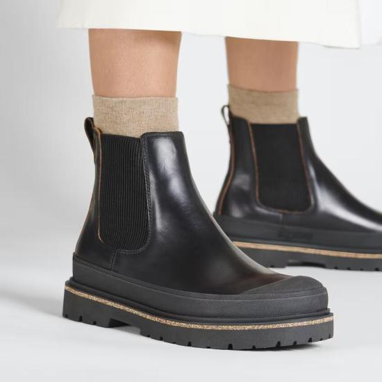 25FW 버켄스탁 부츠 PRESCOTT SLIP ON 1025218 BLACK Black - BIRKENSTOCK