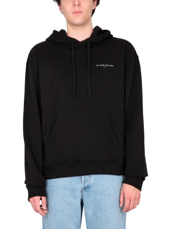  이놈어닛 후드 티셔츠 NUS23233 009 Black