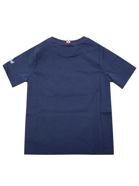 25FW [키즈] 세인트바쓰 티셔츠 CAM001 01022I DEAR SANTA CAR 61 EMB BLU - MC2 SAINT BARTH