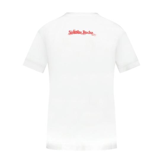 25FW 시몬로샤 탑 5195P50 W 0569 White - SIMONE ROCHA