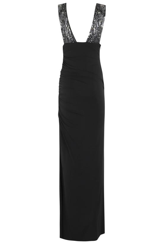 25SS 아멘쿠튀르 롱 원피스 ACS25500 096 Black - AMEN COUTURE