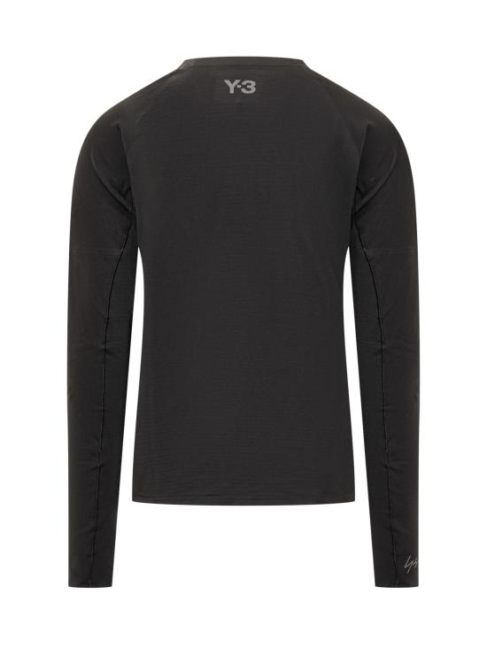 25FW 와이쓰리 긴팔 티셔츠 JX4806 BLACK DOM - Y-3