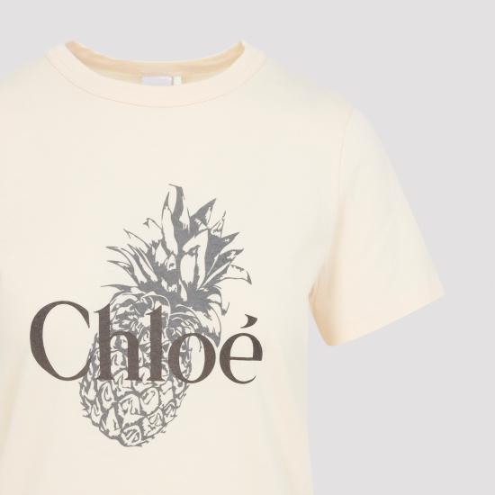 25FW 끌로에 반팔 티셔츠 CH25AJH111706H1 PINK - CHLOE