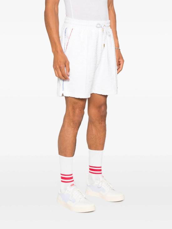 25FW 카사블랑카 스트레이트 팬츠 MPF25JTR27101 WHITE - CASABLANCA