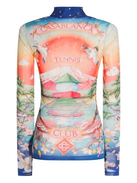 25FW 카사블랑카 블라우스 WPF25JTP02802 BLUE - CASABLANCA