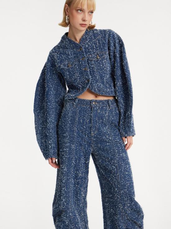 25FW 로테이트 바이 크리스텐슨 데님 자켓 1142011603 BLUE - ROTATE BY BIRGERCHRISTENSEN