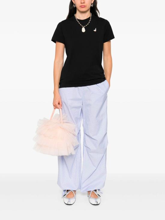 25FW 모스키노 반팔 티셔츠 J071455411555 BLACK - MOSCHINO