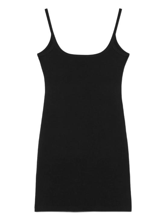 25FW 베르사체 미디 원피스 10205121A154611B000 BLACK - VERSACE