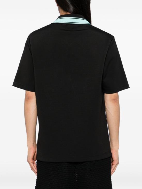 25FW 카사블랑카 반팔 티셔츠 MPF25JTP38101 BLACK - CASABLANCA